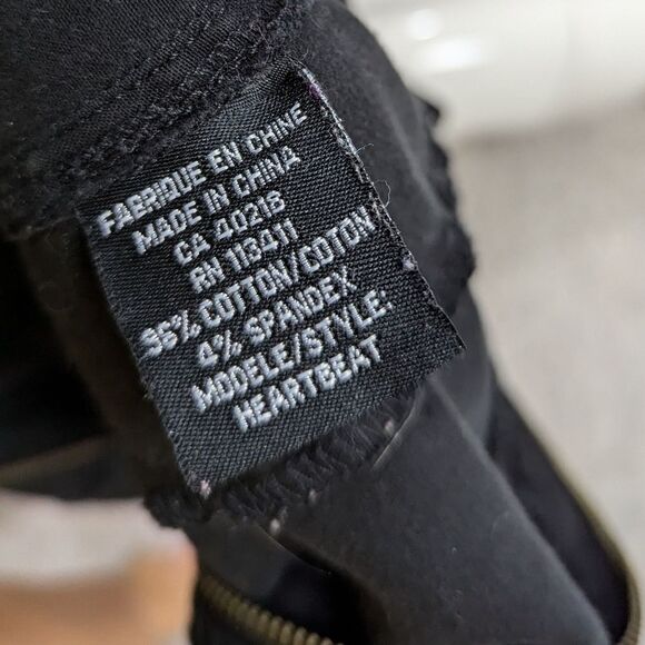 Halter neck jumpsuit, Y2K denim zip up front flared leg, karv heartbreak - Picture 9 of 9